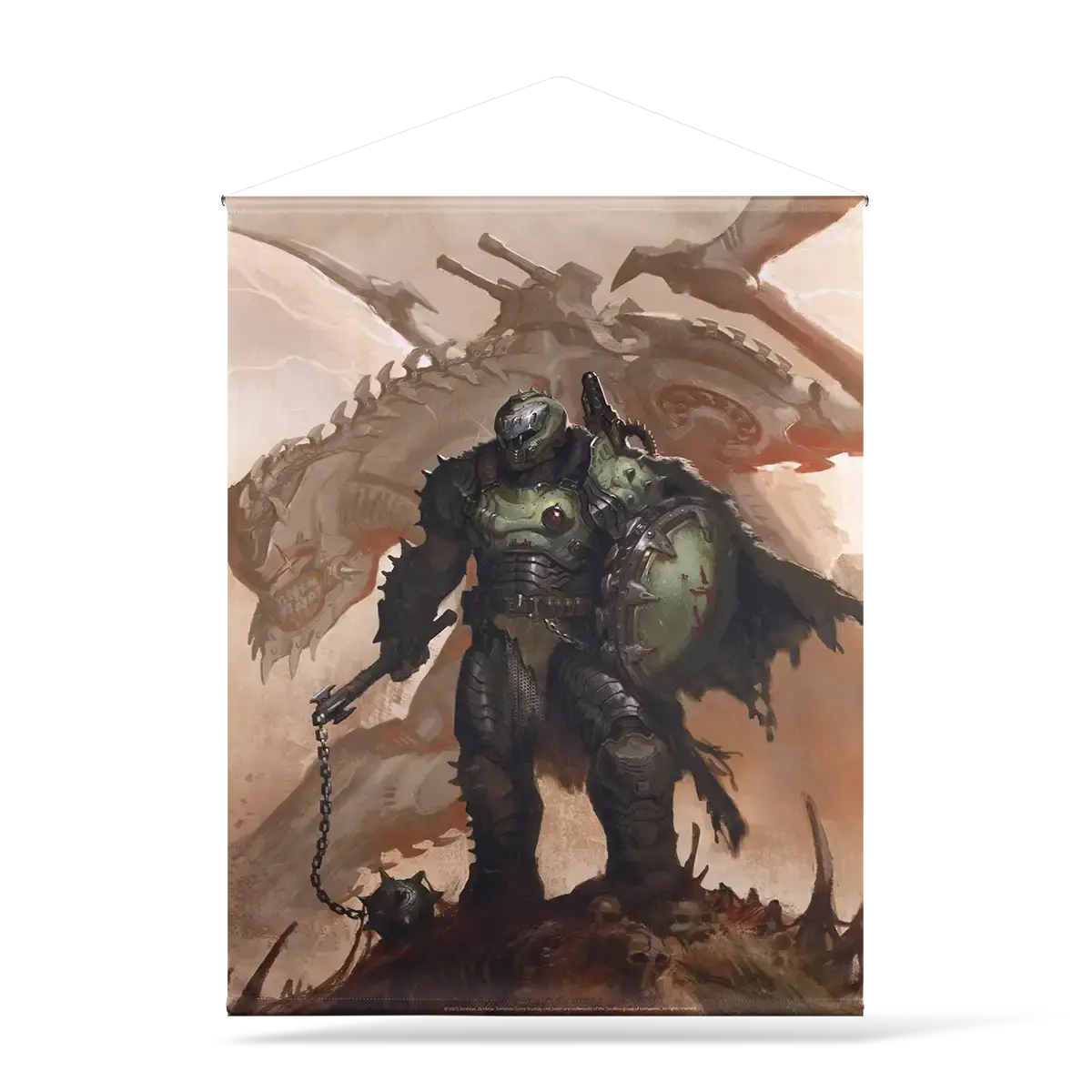 Doom the Dark Ages Canvas Poster "Concept Art" Cover Doom the Dark Ages Canvas Poster "Concept Art" Cover