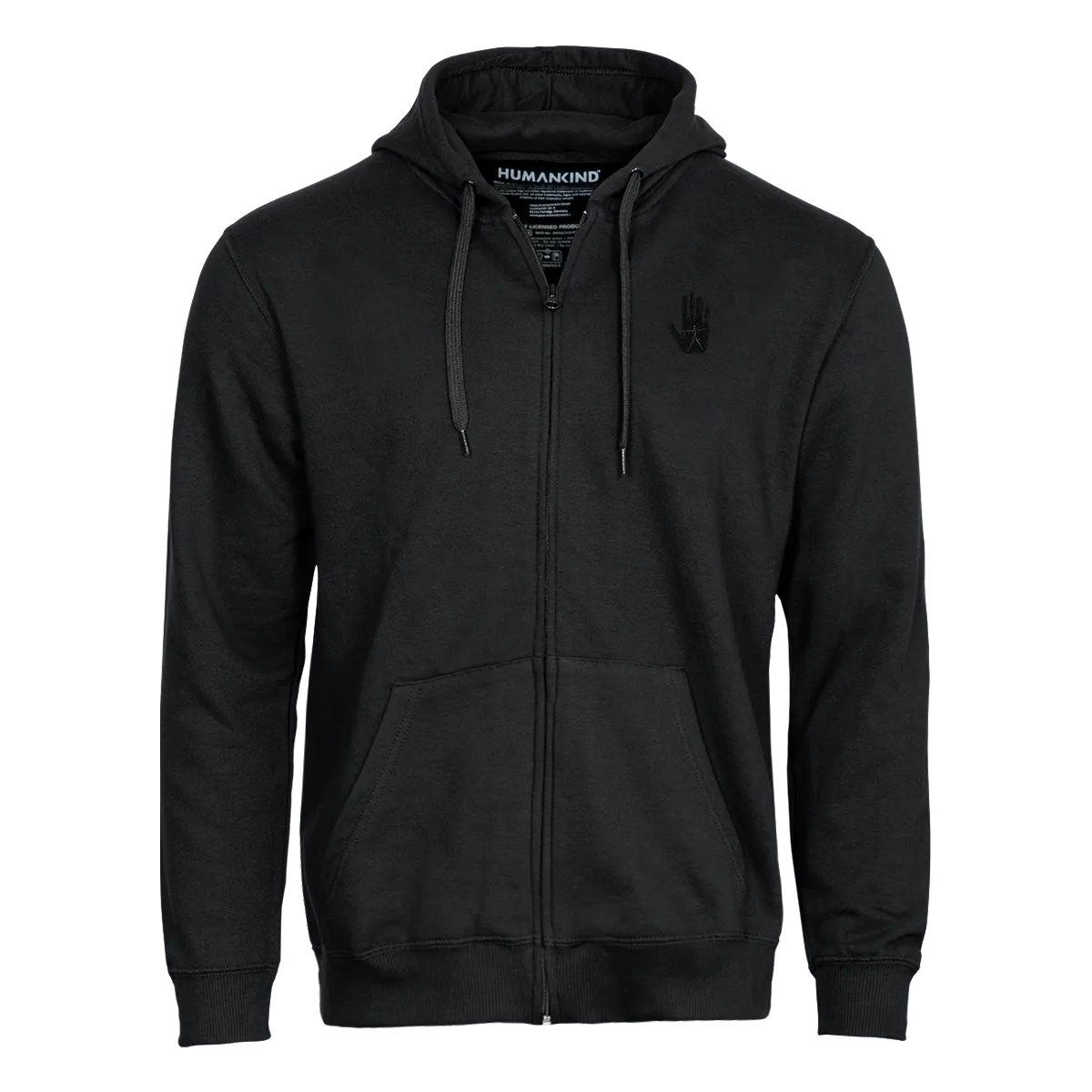 Humankind Zipper Hoodie "Logo" black Cover Humankind Zipper Hoodie "Logo" black Cover