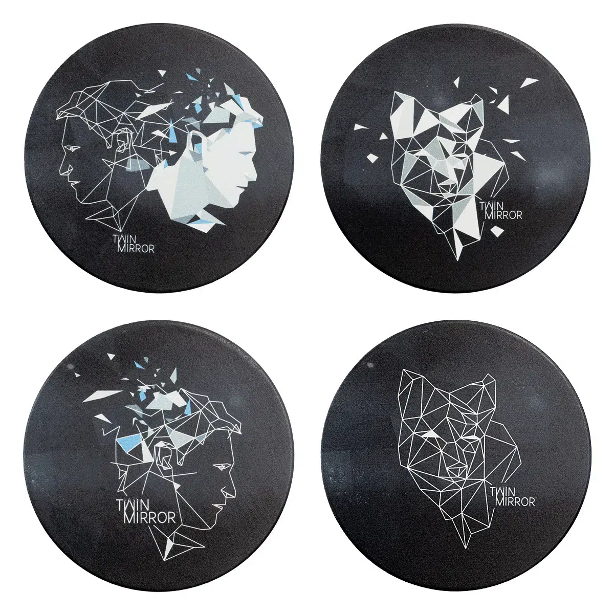 1062864_TwinMirror_CoasterSet_LineArt Twin Mirror Coaster Set "Line Art" Cover