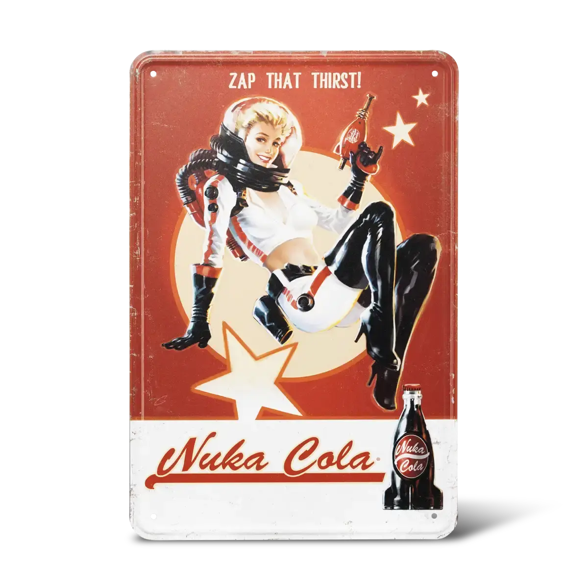 Fallout Metal Sign "Nuka Cola Girl" Cover Fallout Metal Sign "Nuka Cola Girl" Cover