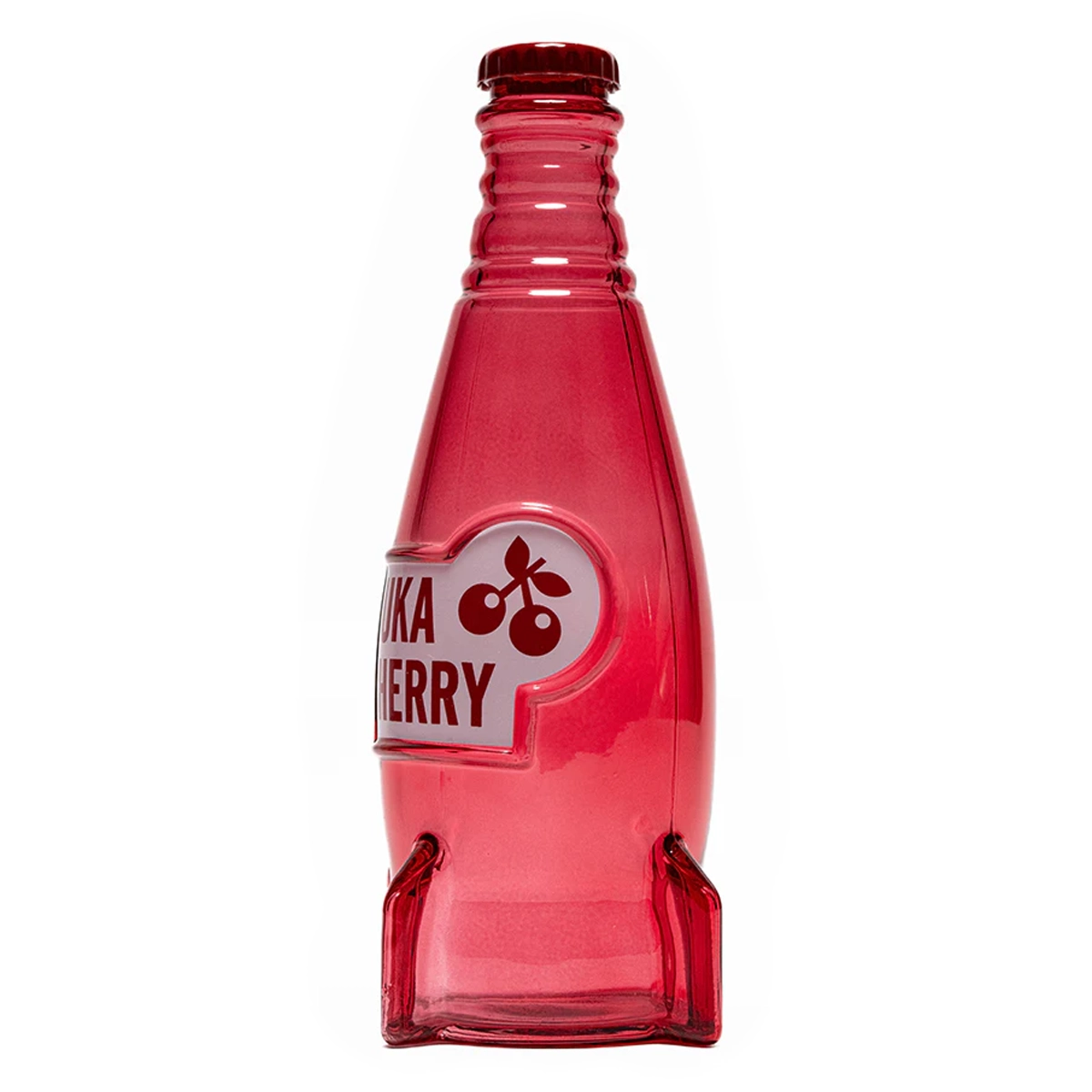 Fallout "Nuka Cola Cherry" Glass Bottle and Caps Fallout "Nuka Cola Cherry" Glass Bottle and Caps