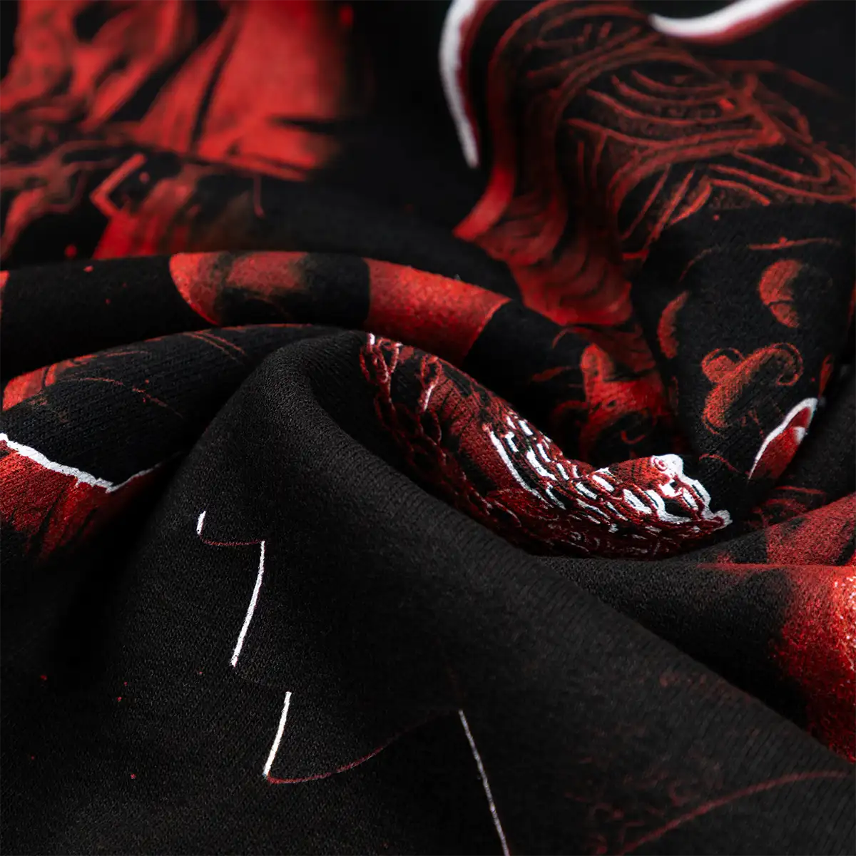 Assassin's Creed Shadows Zipper Hoodie “black/red” XXL Assassin's Creed Shadows Zipper Hoodie “black/red” XXL