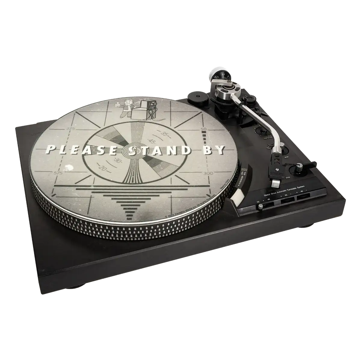 Fallout Record Slip Mat "Please Stand By" Cover Fallout Record Slip Mat "Please Stand By" Cover