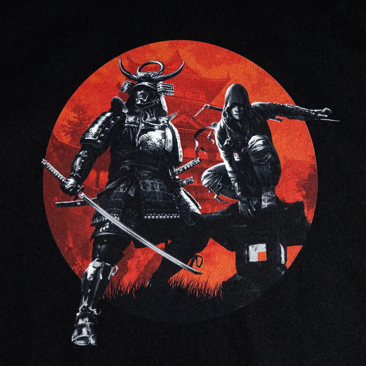 Assassin's Creed Shadows Hoodie “Red Sun” S Assassin's Creed Shadows Hoodie “Red Sun” S