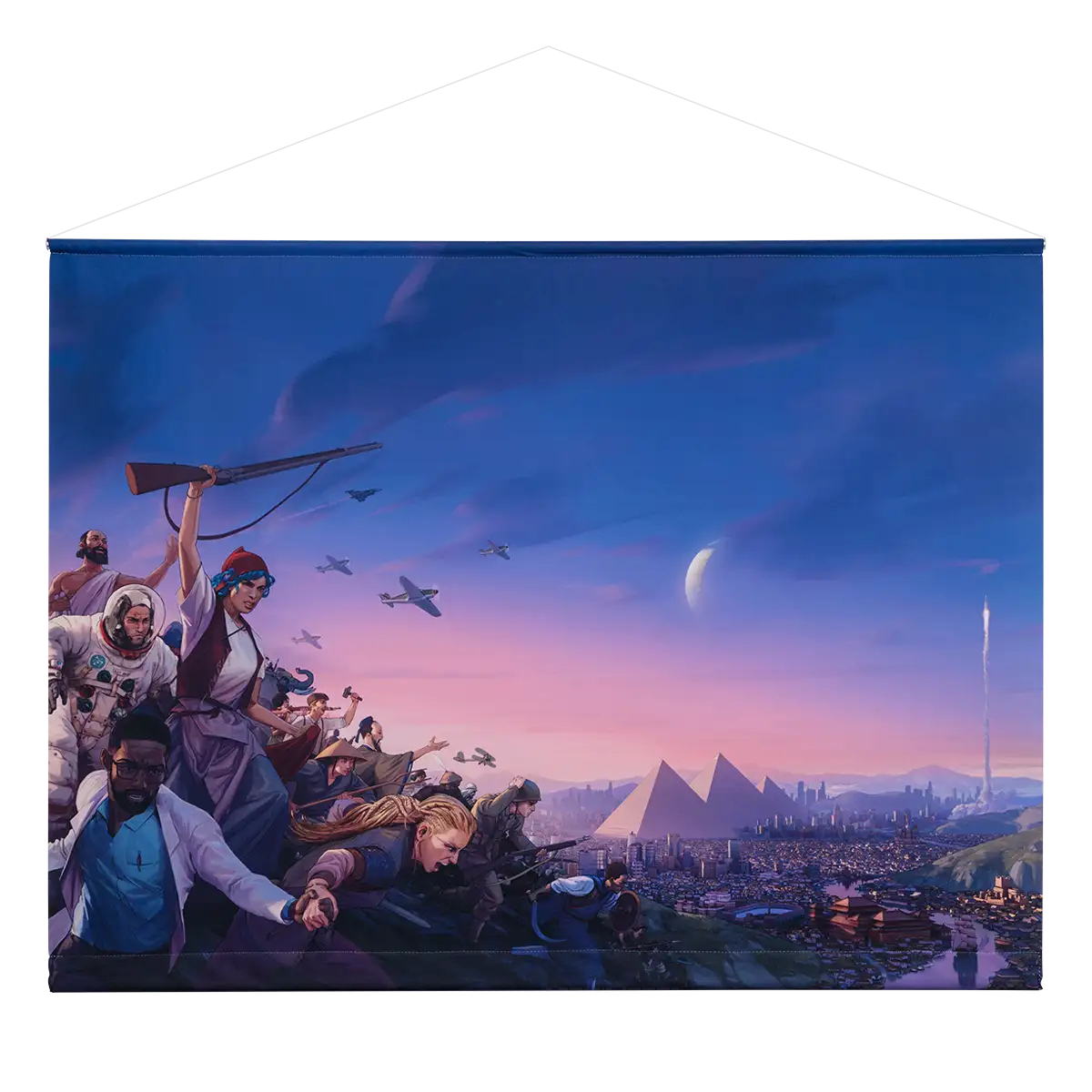Humankind Wallscroll "The Launch" Cover Humankind Wallscroll "The Launch" Cover