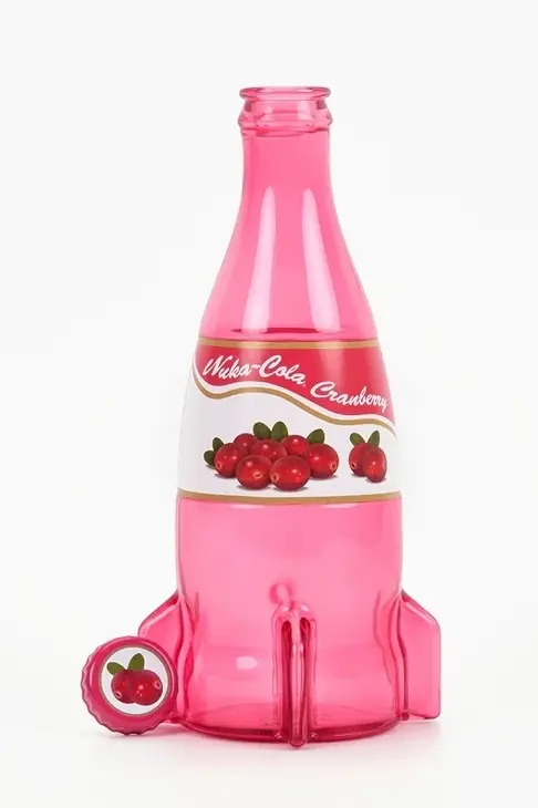 Fallout Nuka-Cola Cranberry Glasflasche und Kronkorken Image 2