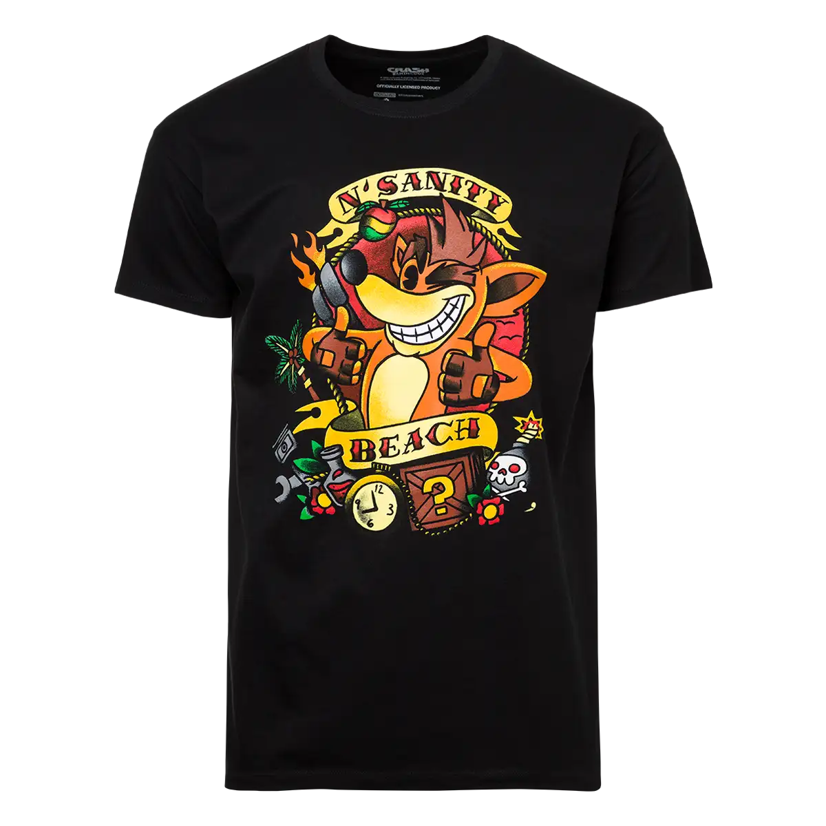 Crash Bandicoot T-Shirt "Biker" Cover Crash Bandicoot T-Shirt "Biker" Cover