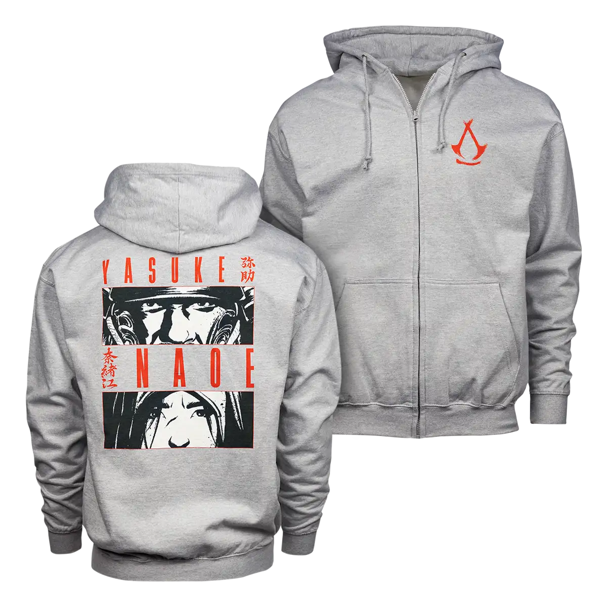 Assassin's Creed Shadows Zipper Hoodie “Faces” M