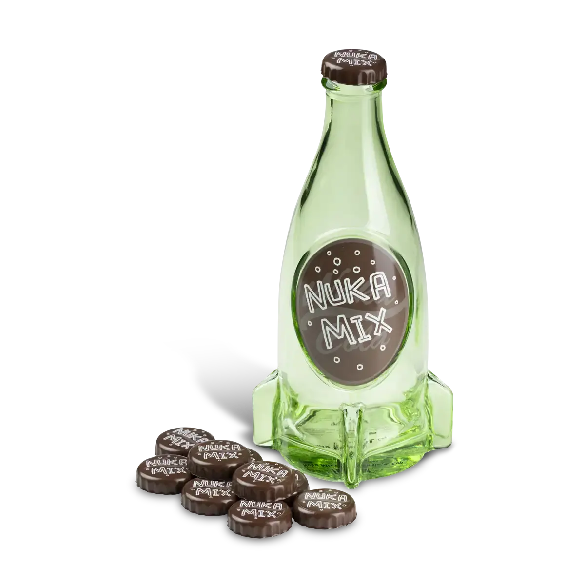 Fallout Nuka-Cola Mix Glass Bottle & Caps
