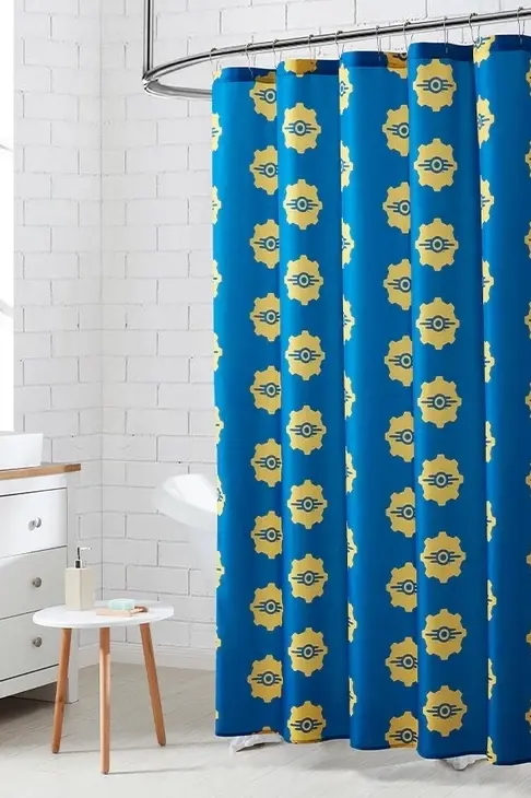 Fallout Vault-Tec Shower Curtain Fallout Vault-Tec Shower Curtain