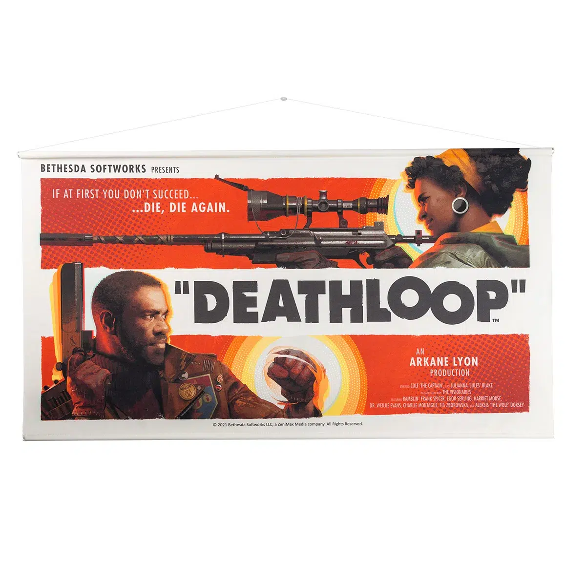 Deathloop Wallscroll "Keyart" Cover