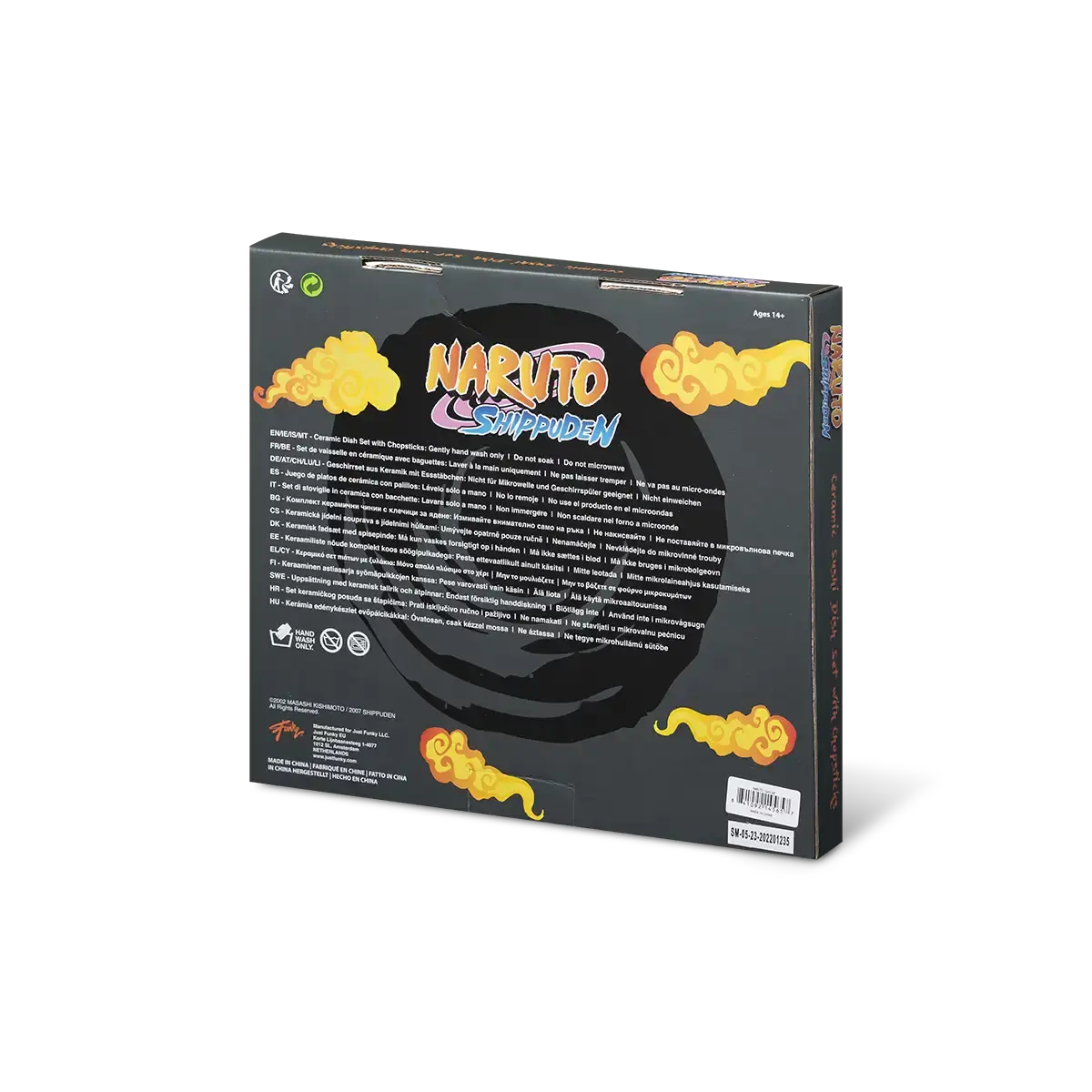 Naruto Shippuden Sushi Set schwarz/weiß Naruto Shippuden Sushi Set schwarz/weiß