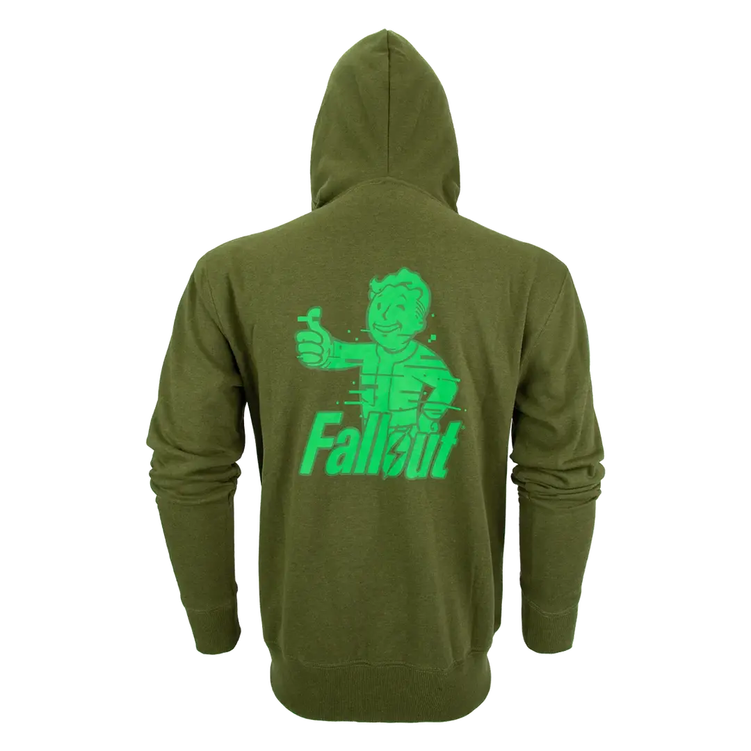 Fallout Analog Pip-Boy Zip Up Hoodie M Image 2