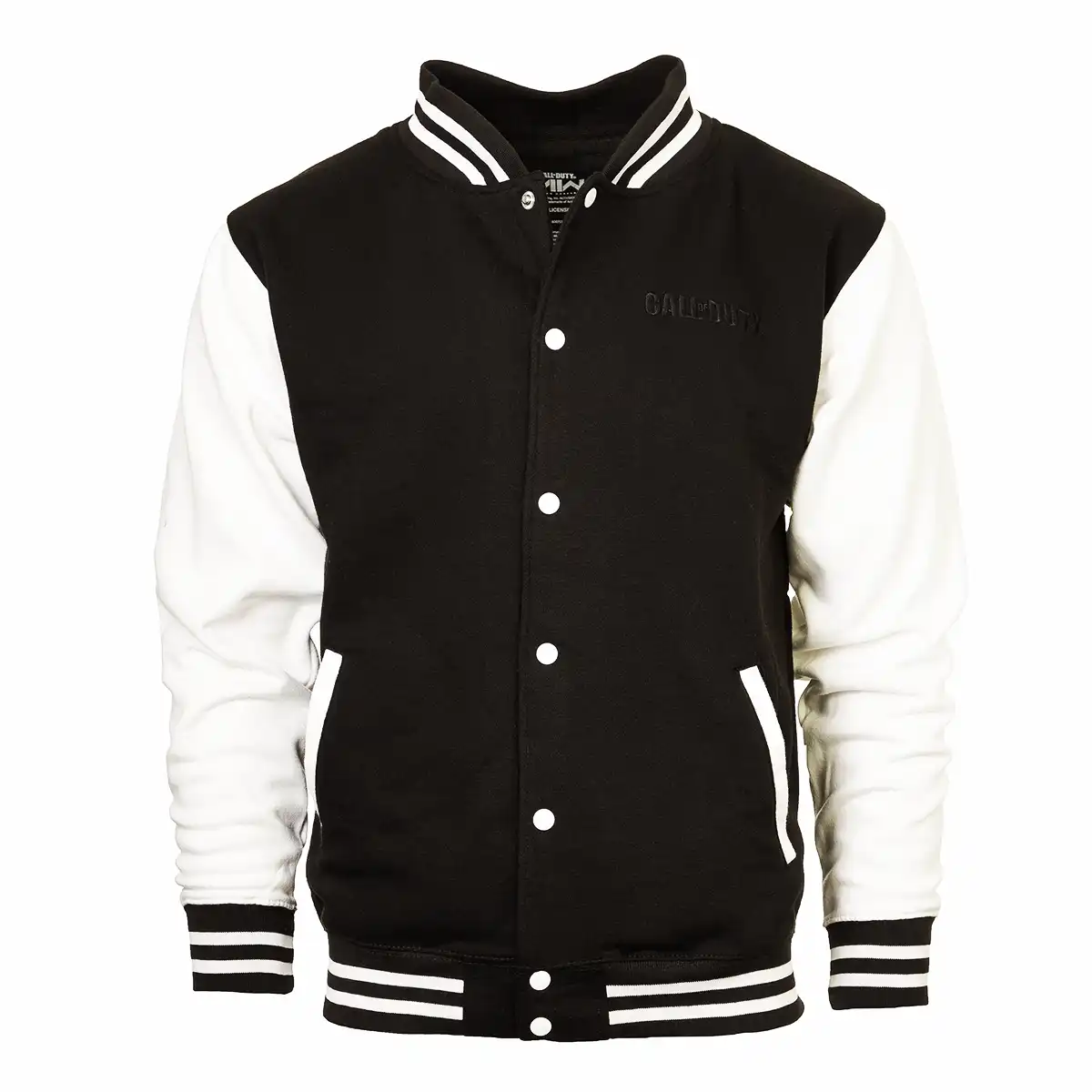 Call of Duty College Jacket "Ghost" Black/White M Cover Call of Duty College Jacket "Ghost" Black/White M Cover