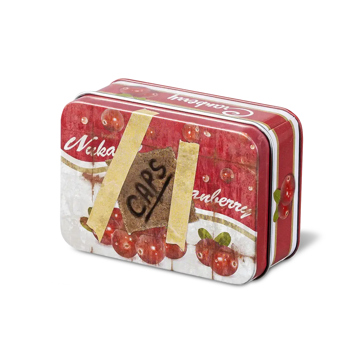 Fallout Bottle Cap Series "Nuka Cranberry" with Collection Tin