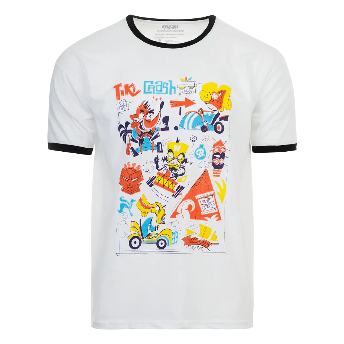 Crash Bandicoot T-Shirt "Tiki Crash" Cover Crash Bandicoot T-Shirt "Tiki Crash" Cover