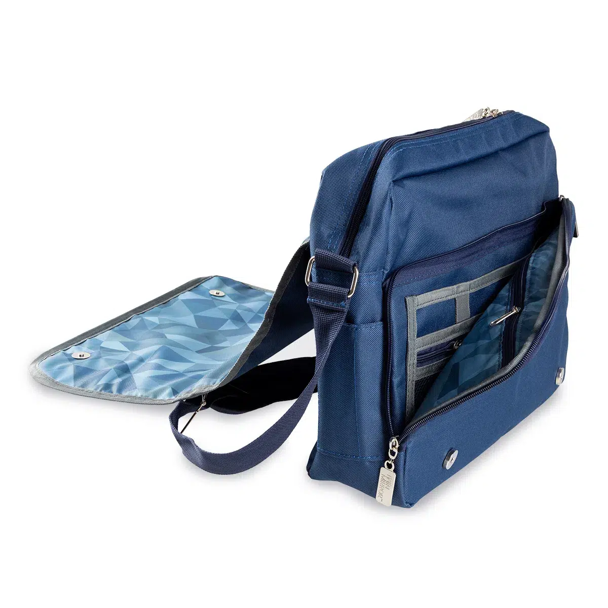 1062424_TwinMirror_MessengerBag_FractalFox_Sideview Twin Mirror Messenger Bag "Fractal Fox"