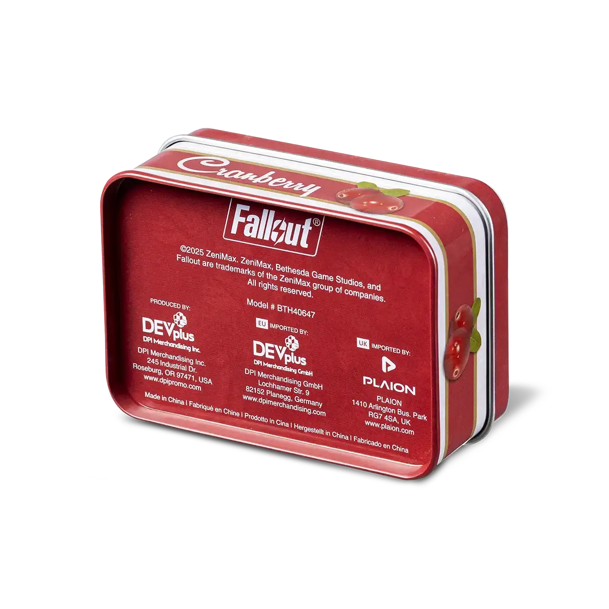 Fallout Bottle Cap Series "Nuka Cranberry" with Collection Tin