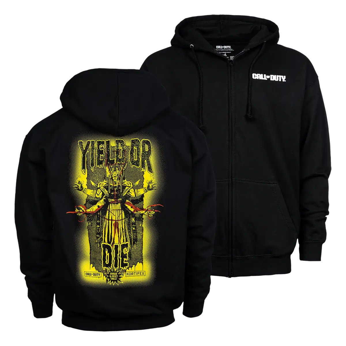 Call of Duty: Black Ops 6 Zipper Hoodie "Yield Or Die" M Cover Call of Duty: Black Ops 6 Zipper Hoodie "Yield Or Die" M Cover