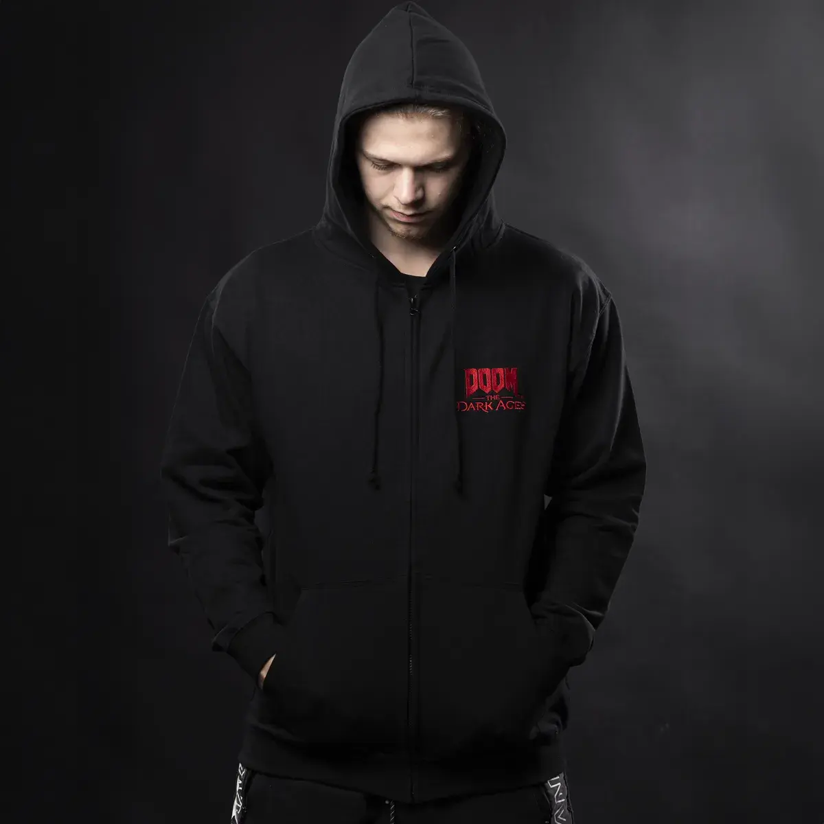 Doom the Dark Ages Zipper Hoodie "Shield" S Doom the Dark Ages Zipper Hoodie "Shield" S