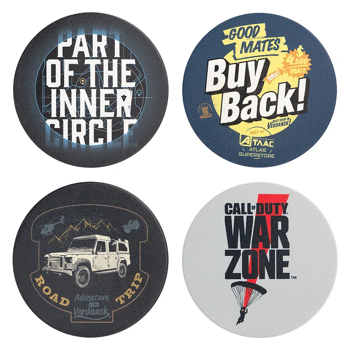 Call of Duty: Warzone Coaster Set "Icons" Cover