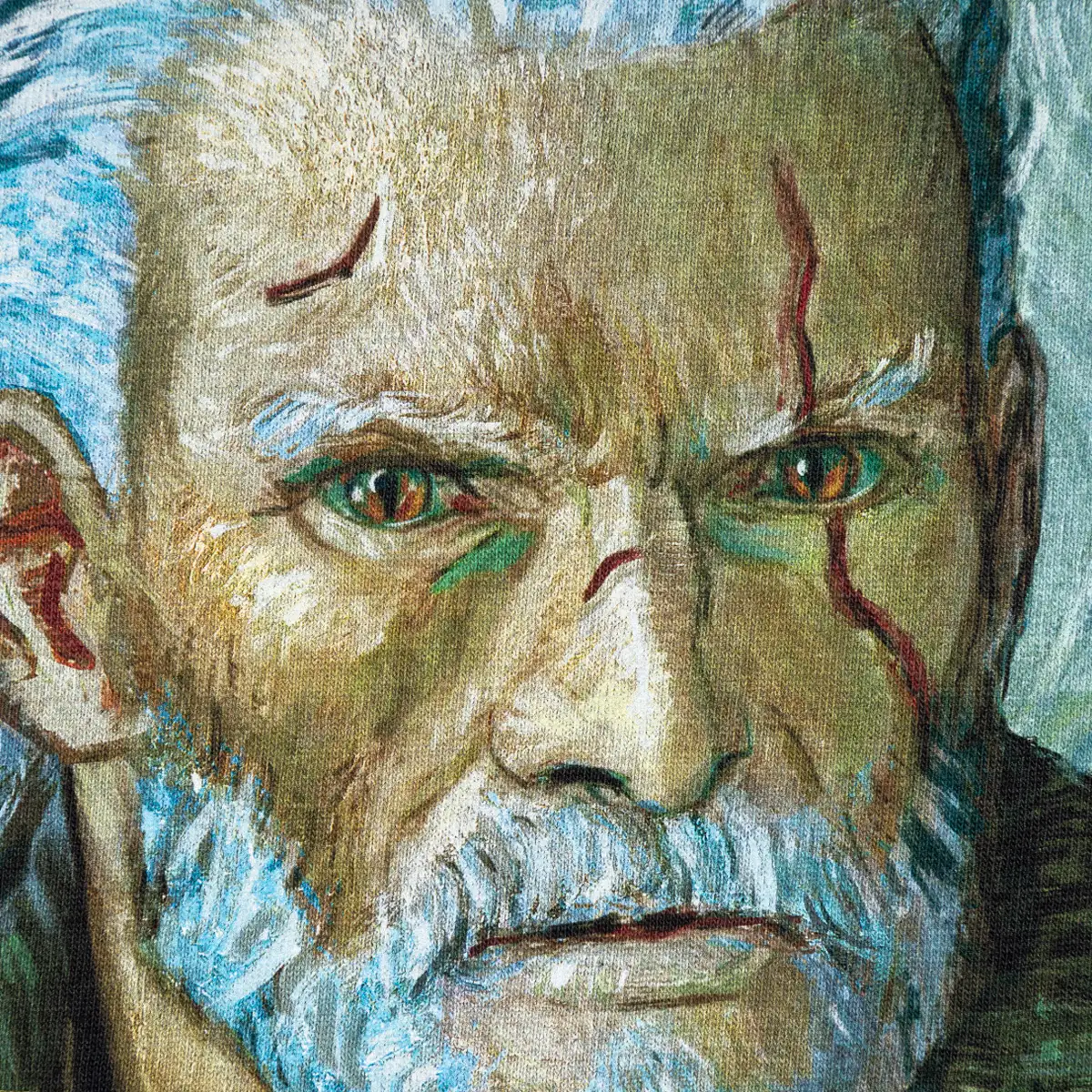 The Witcher T-Shirt "Geralt van Gogh Art, black" The Witcher T-Shirt "Geralt van Gogh Art, black"