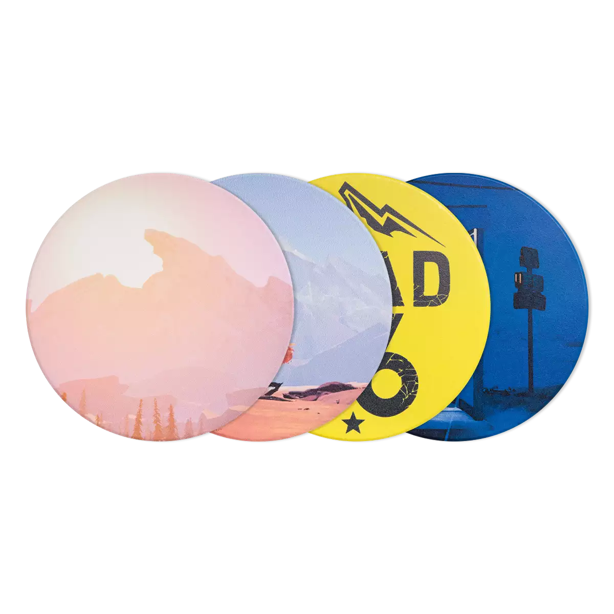 Road 96 Coaster Set "Sceneries" Road 96 Coaster Set "Sceneries"