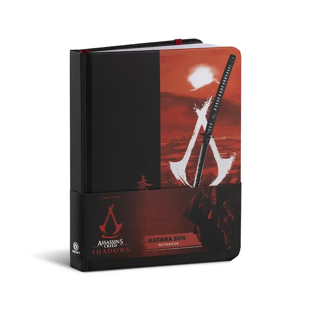 Assassin's Creed Shadows Notizbuch “Katana Sun” Assassin's Creed Shadows Notizbuch “Katana Sun”