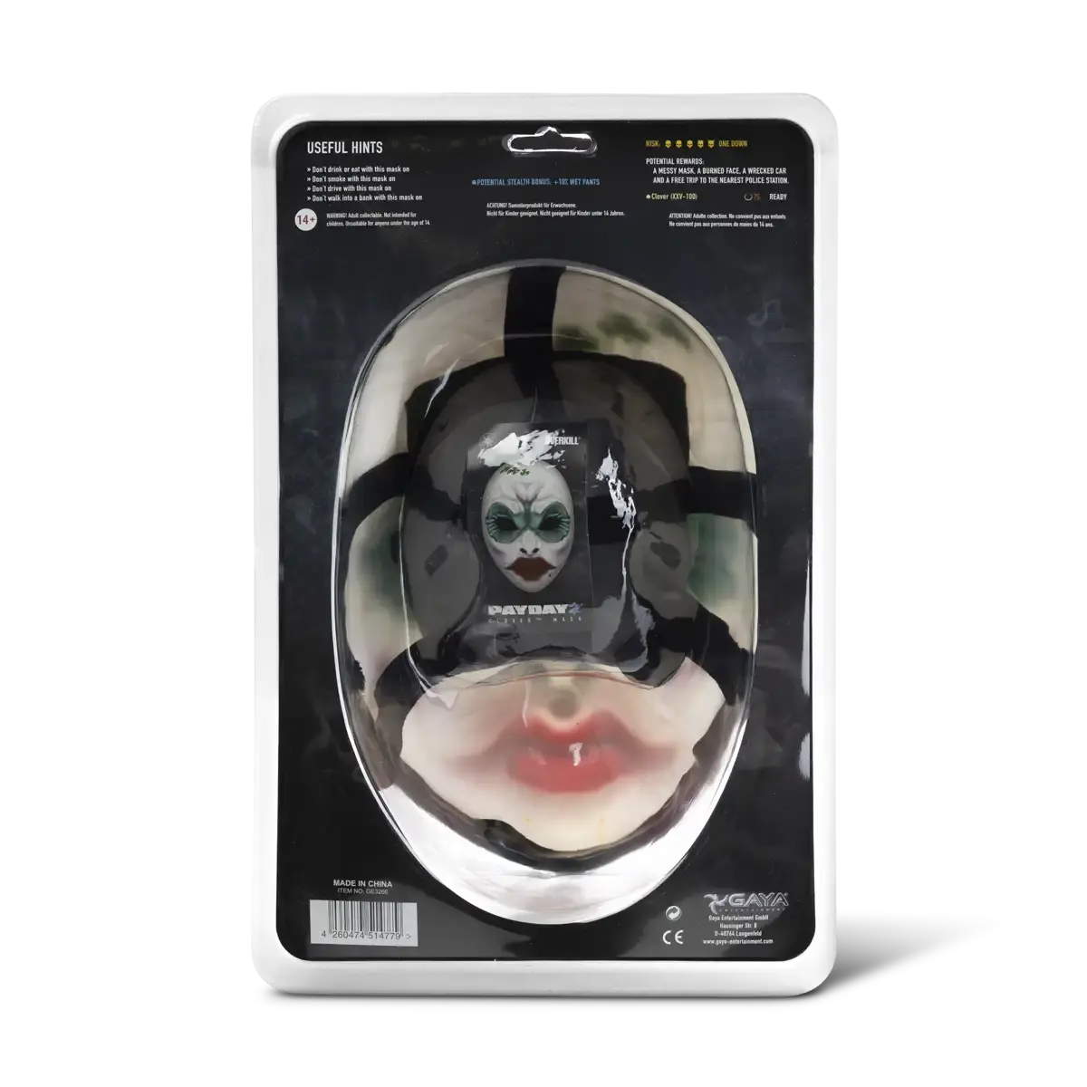 Payday 2 Face Mask "Clover" Payday 2 Face Mask "Clover"