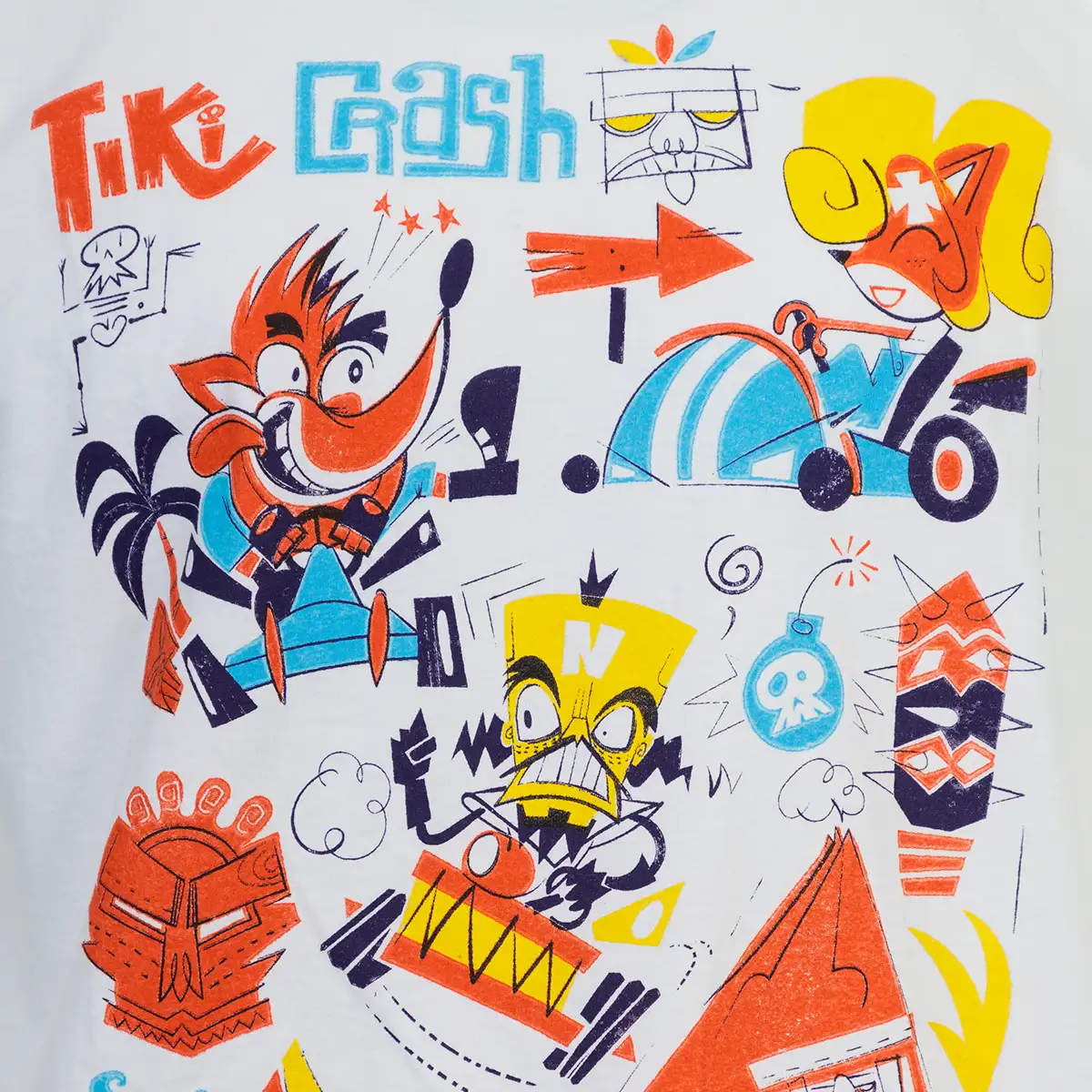 Crash Bandicoot T-Shirt "Tiki Crash" Crash Bandicoot T-Shirt "Tiki Crash"