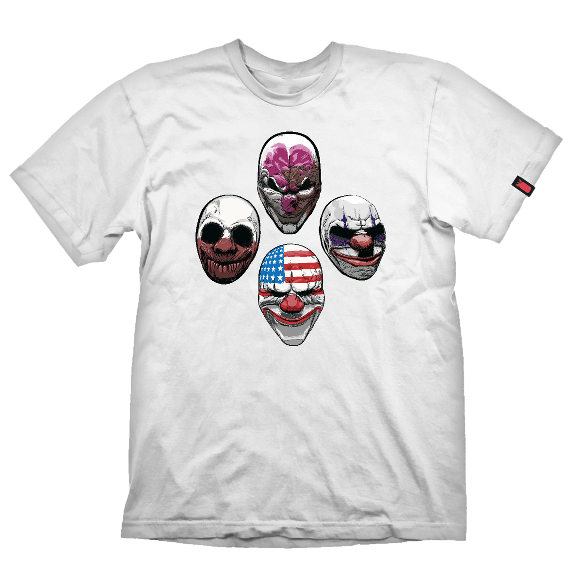 Payday 2 T-Shirt "The Four" Cover Clothing, T-Shirt, Shirt